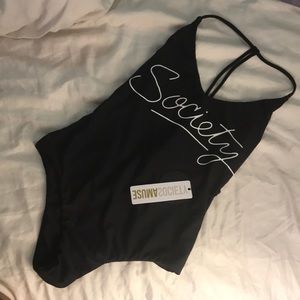 Amuse Society One Piece Swimsuit NWT